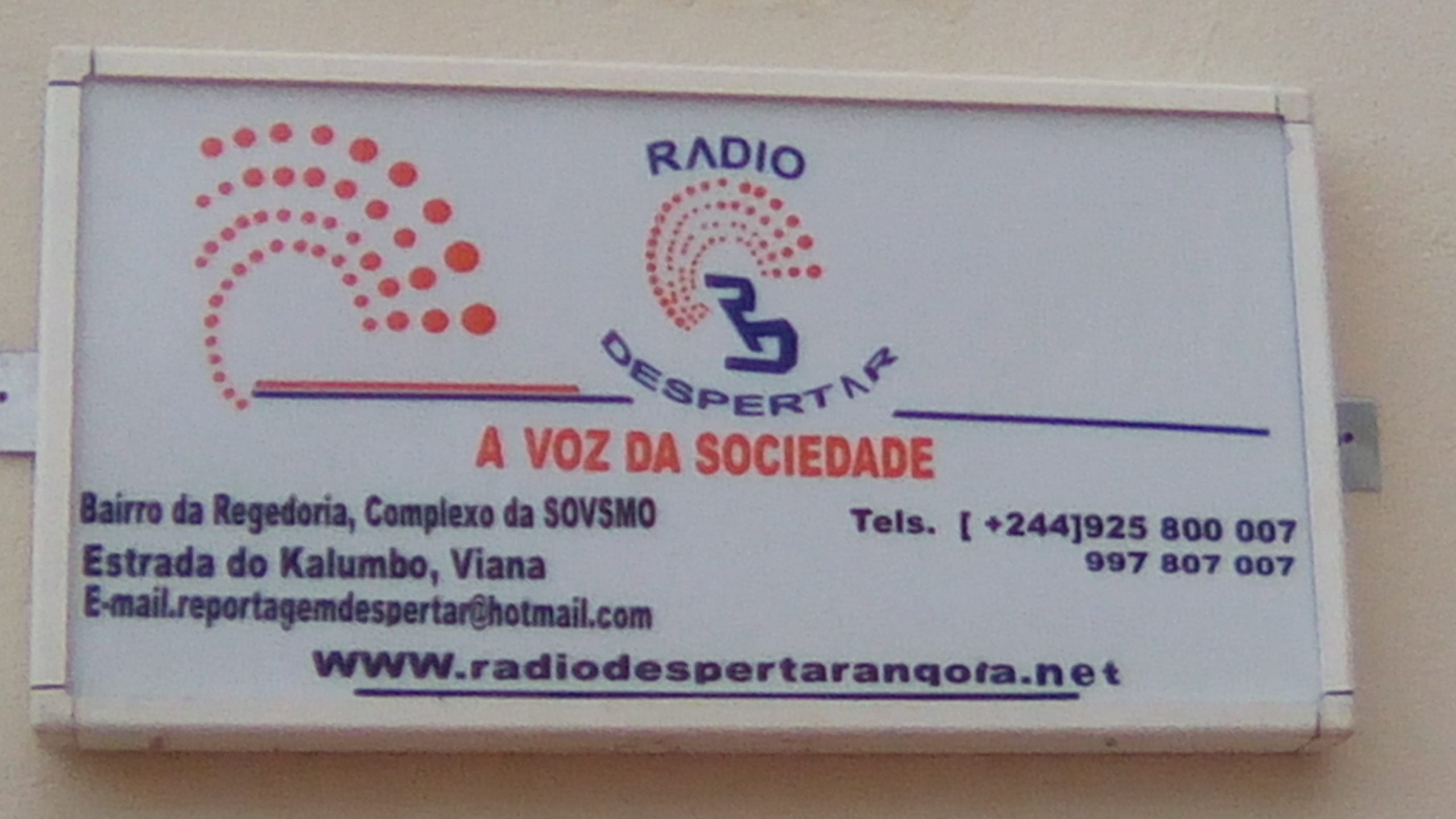 Rádio Despertar 15 anos de ameaças de corte do seu sinal José Gama