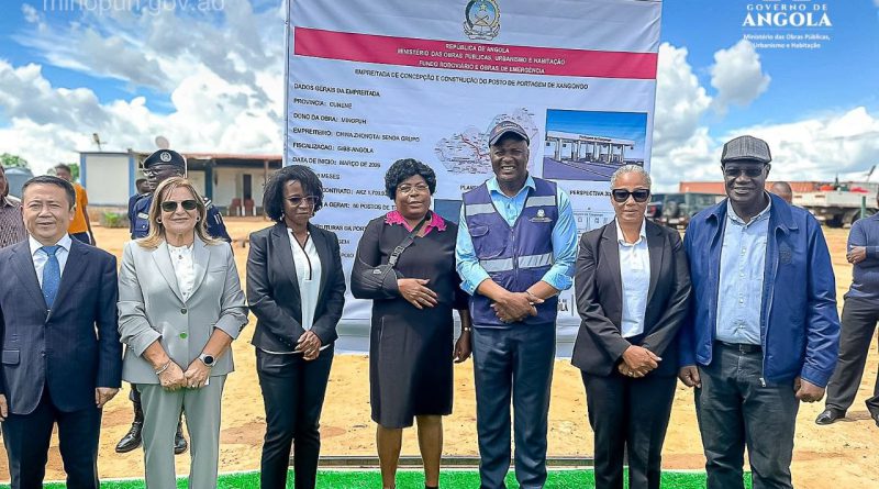 MINOPUH consigna empreitada de construção do posto de Portagem de Xangongo MINOPUH consigna empreitada de construção do posto de Portagem de Xangongo